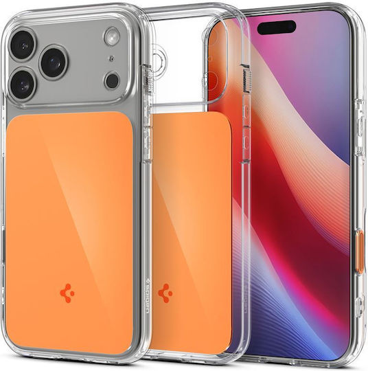 Spigen Ultra Hybrid T (magfit) Back Cover Πλαστικό / Σιλικόνης 2mm Glossy Orange (iPhone 17 Pro) ACS10477