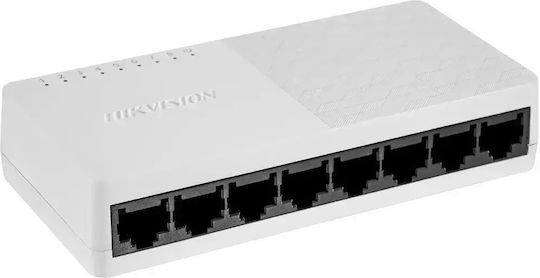 Hikvision DS-3E0108D-O Unmanaged L2 Switch με 8 Θύρες Ethernet