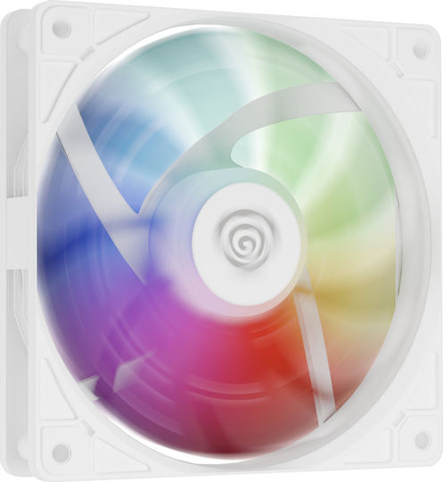 Genesis Oxal 120 ARGB Case Fan με Σύνδεση 3-Pin Λευκό