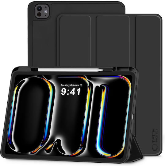 Tech-Protect Flip Cover Μαύρη (iPad Pro 13” 7/8 Gen. 2024-2025)
