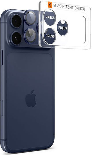 Spigen Optik Pro XL EZ Fit Προστασία Κάμερας Tempered Glass Μπλε για το iPhone 17 Pro Max AGL10651
