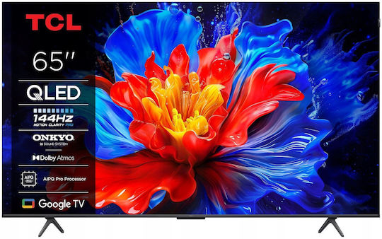 TCL Smart Τηλεόραση 65" 4K UHD QLED 65P81K HDR (2025)