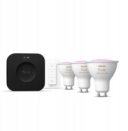 Philips Smart Λάμπα Hue Bridge Pro LED για Ντουί GU10 929003666513