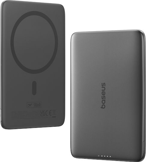 Baseus PicoGo AM41 MagSafe Power Bank 5000mAh 20W με Θύρα USB-C Μαύρο