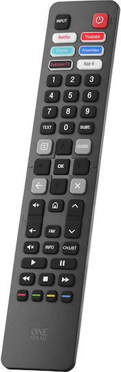 One For All Συμβατό Τηλεχειριστήριο URC4916 για Τηλεοράσεις Hisense 8716184079641