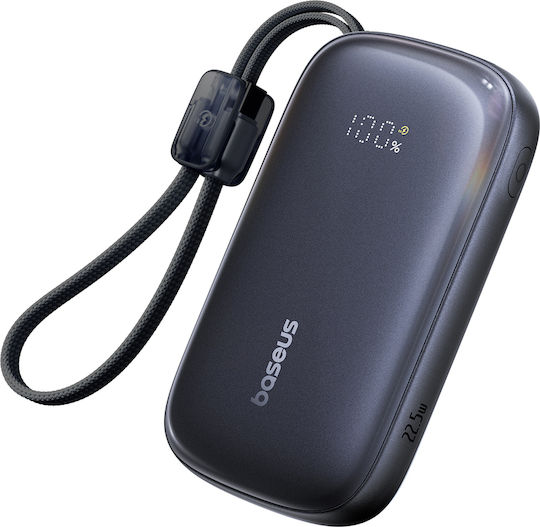 Baseus EnerFill FC21 QPow3 Ultra Power Bank 20000mAh 22.5W με Θύρα USB-A Μαύρο