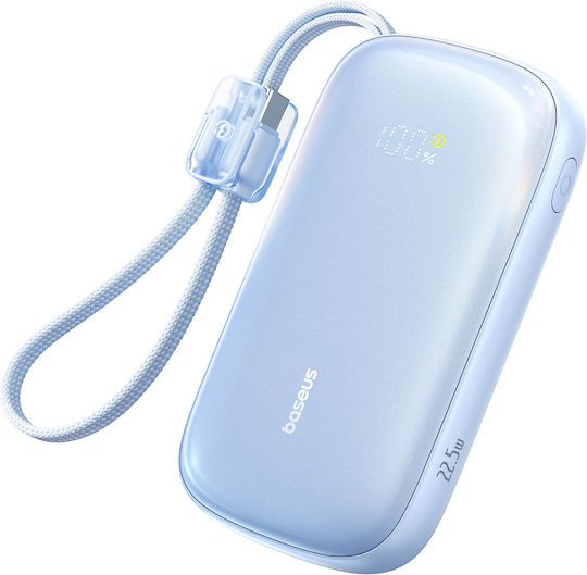 Baseus EnerFill FC21 QPow3 Ultra Power Bank 20000mAh 22.5W με Θύρα USB-A Γαλάζιο