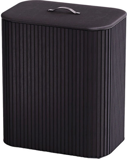 Joseph Joseph Tota Luxe Καλάθι Απλύτων 2 Θέσεων Μπαμπού Μαύρο 90 Lt