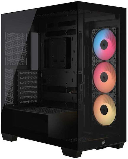 Corsair 3500X RS-R ARGB Gaming Midi Tower Κουτί Υπολογιστή με Πλαϊνό Παράθυρο Μαύρο