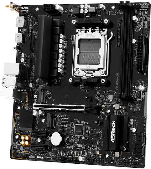 ASRock A620AM-X WiFi Motherboard Micro ATX με AMD AM5 Socket 90-MXBSU-A0UAYZ