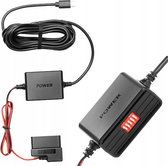 70mai Obd Ii Hardwire Kit Type-c Easy To Install To Vehicle Obd Port Begginer Friendly Obd Ii Type-c