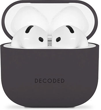 Decoded Aircase Θήκη Σιλικόνης σε Γκρι χρώμα για Apple AirPods 4