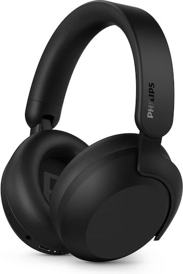 Philips TAH8000EBK/00 Ασύρματα / Ενσύρματα Over Ear Ακουστικά Μαύρα