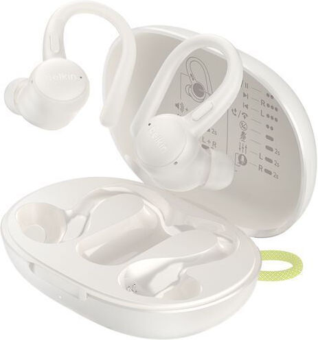 Belkin SoundForm Activefit In-ear Bluetooth Handsfree Ακουστικά με Αντοχή στον Ιδρώτα Sand