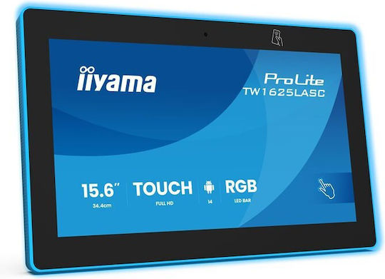 Iiyama TW1625LASC-B3PNR Public Display LED / IPS 10.1" με Οθόνη Αφής