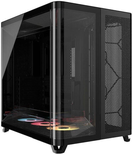 Corsair AIR 5400 RS-R ARGB Midi Tower Κουτί Υπολογιστή με Πλαϊνό Παράθυρο Μαύρο