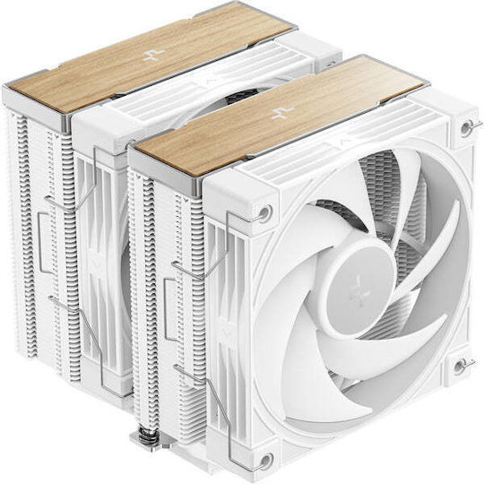 Deepcool AK620 G2 Ψύκτρα Επεξεργαστή Διπλού Ανεμιστήρα για Socket AM4/AM5/1200/115x/1700 Λευκή