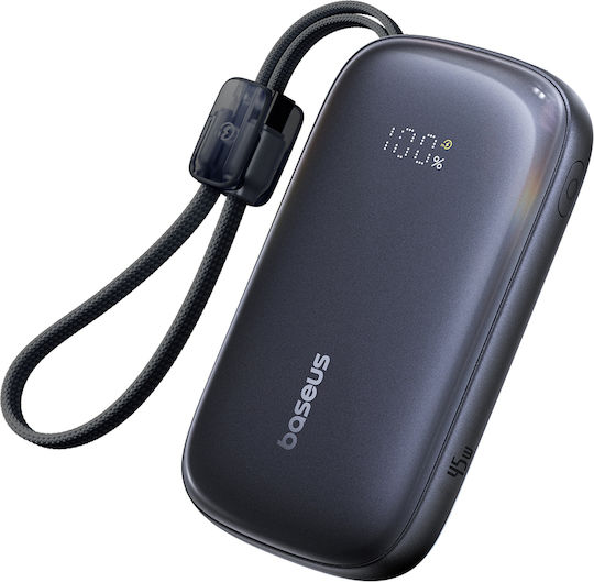 Baseus EnerFill FC21 QPow3 Ultra Power Bank 10000mAh 45W με Θύρα USB-A Μαύρο