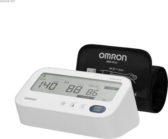 Omron M3 Comfort AFIB Blood Pressure Monitor + Power Supply HEM-7196-FLE