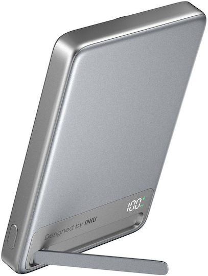 Iniu Power Bank 10000mAh με Θύρα USB-C Ασημί