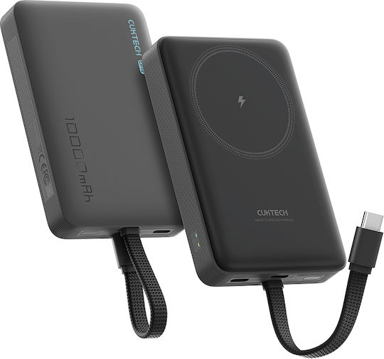 Cuktech MagSafe Power Bank 10000mAh Μαύρο