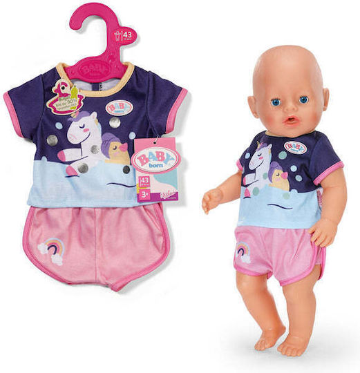ZAPF Creation Baby Born Short Pyjamas (Διάφορα Σχέδια) 1τμχ 839256