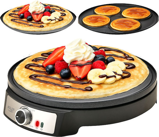 Adler Κρεπιέρα Ad 3093 1600w Black Ad 3093