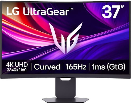 LG 37G800A-B VA HDR Curved Gaming Monitor 36.5" 4K 3840x2160 165Hz με Χρόνο Απόκρισης 1ms GTG