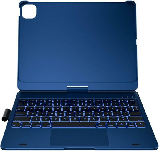 Typecase Case Flexbook Touch Keyboard Ipad Air 11 2024/2025 Pacific Blue Kb201t-110-b-pbu-blk-b-us-v4