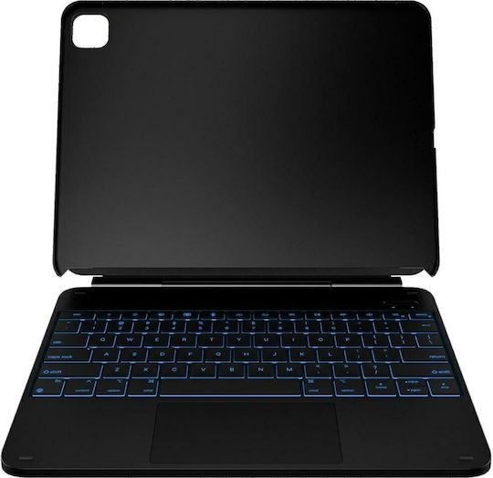 Typecase Case Edge+ Keyboard Ipad Air 13 2024/2025 Carbon Fiber Kb206-129-e-cbkcbk-blk-b-us-v5