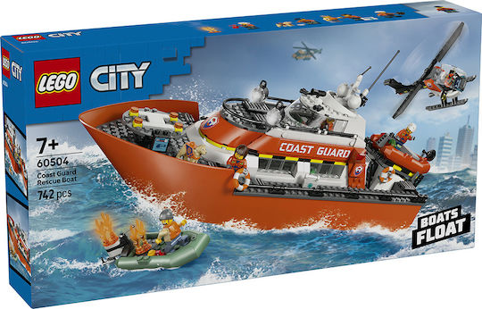 LEGO City Coast Guard Rescue Boat & Helicopter για 7+ Ετών 742τμχ 60504