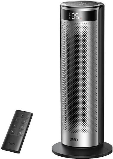 Dreo Κεραμικό Αερόθερμο Δωματίου Δαπέδου Ασημί 2000W