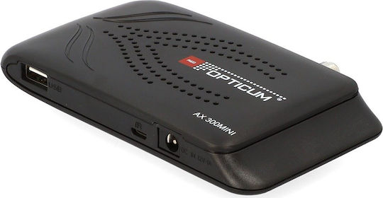 Opticum Δορυφορικός Αποκωδικοποιητής DVB-S2 σε Κόκκινο Χρώμα