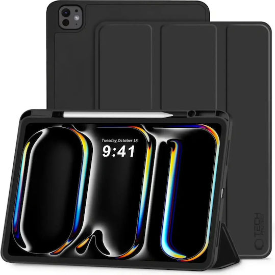 Tech-Protect Flip Cover Μαύρη (iPad Pro 11” 5th/6th Gen. 2024-2025)