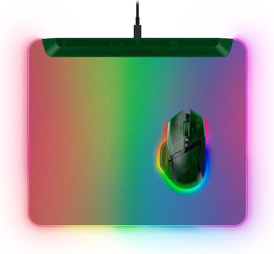 Razer Firefly V2 Pro Gaming Mouse Pad Medium 335mm με RGB Φωτισμό Πράσινο