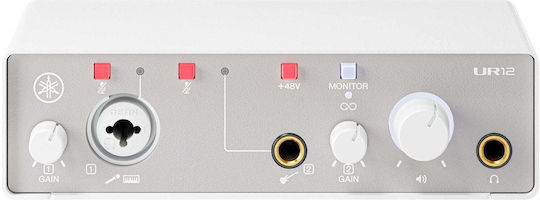 Yamaha UR-12 MK3 J080.00023 Εξωτερική Επαγγελματική Κάρτα Ήχου με Σύνδεση 3.5mm
