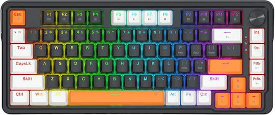 Redragon K714WBO-RGB LANDSHAKER Ηall Effect Gaming Πληκτρολόγιο 75% με Magnetic διακόπτες και RGB φωτισμό (Αγγλικό US)