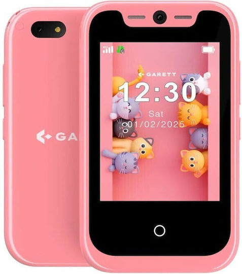 Garett OneKid Phone Single SIM (16GB) Κινητό Ροζ