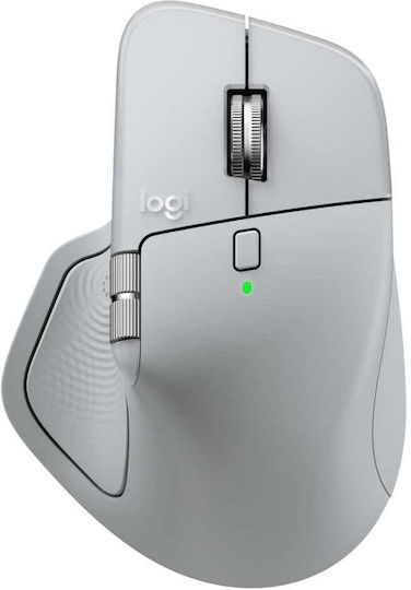 Logitech MX Master 4 for Mac Ασύρματο Εργονομικό Bluetooth Ποντίκι White Silver