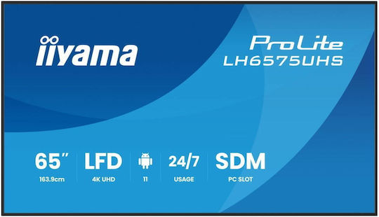 Iiyama LH6575UHS-B2AG Public Display 4K UHD 65"