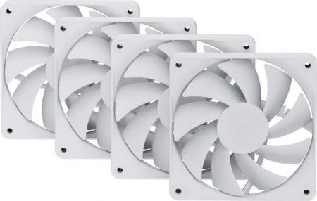 HYTE FA12 Case Fan 120mm με Χωρίς Led Φωτισμό 4τμχ Snow White