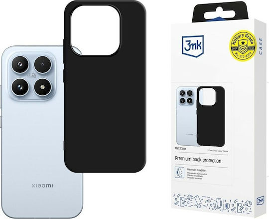 3MK Back Cover Σιλικόνης Μαύρο (Xiaomi 17)