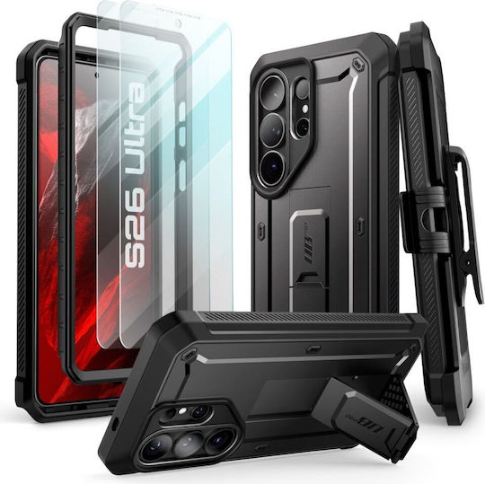 Supcase Unicorn Beetle Pro 360 Full Cover Tempered Glass / Πλαστικό / Σιλικόνης Μαύρο (Galaxy S26 Ultra)