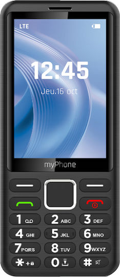 MyPhone 3510 LTE Dual SIM Κινητό με Κουμπιά Μαύρο