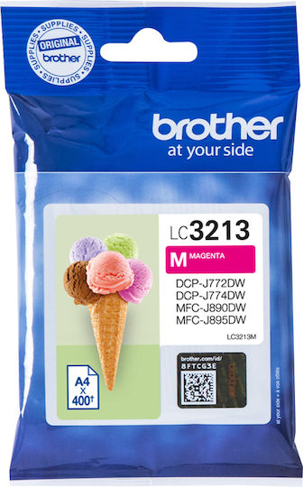 Brother Συμβατό Μελάνι Εκτυπωτή InkJet Brother LC-3213M Ματζέντα 1τμχ LC-3213M