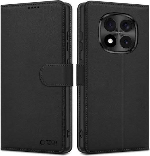 Tech-Protect Plus Wallet Δερματίνης / Σιλικόνης / Δερμάτινο Μαύρο (Redmi Note 15 Pro+ / Poco M8 Pro)