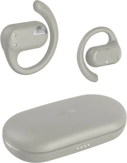 HAMA Spirit Open In-ear Bluetooth Handsfree Ακουστικά με Αντοχή στον Ιδρώτα Μπεζ