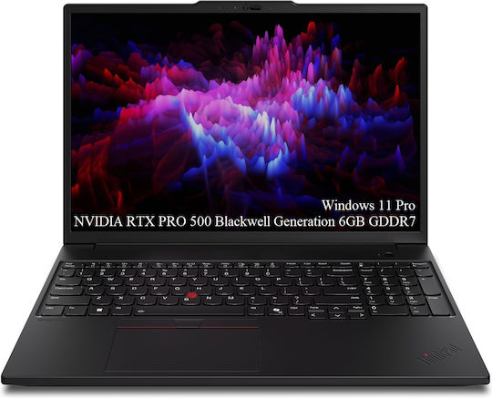Lenovo ThinkPad P16s Gen 4 16" IPS FHD+ (Ultra 7-255H/32GB/1TB SSD/RTX PRO 500 Blackwell/W11 Pro) (US Keyboard)