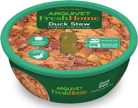 Arquivet Υγρή Τροφή Σκύλων με Πάπια χωρίς Σιτηρά 280gr