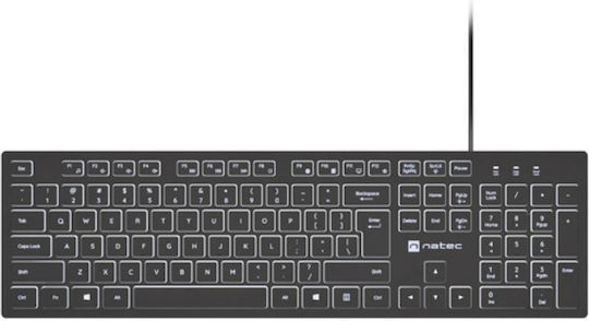 Natec Herring Glow Us Πληκτρολόγιο Αγγλικό US